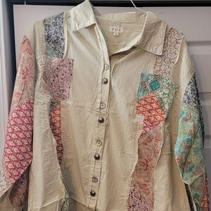 POL Multicolor Patchwork Shirt
